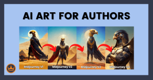 featured image that says ai art for authors