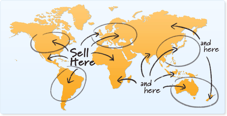 amazon international map