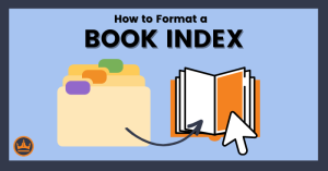 A featured image that says how to format a book index