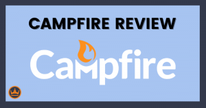 banner image that says campfire review