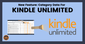 featured image that says category data for kindle unlimited