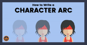 banner image that says how to write a character arc