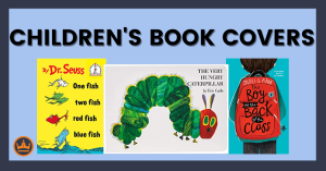 featured image that says children's book covers