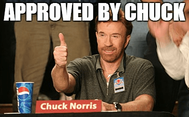 Chuck Norris Approves