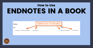 featured image that says how to use endnotes in a book