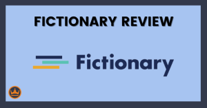 Featured image that says fictionary review