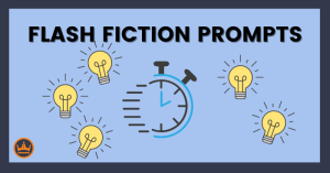 featured image that says flash fiction prompts