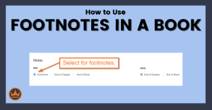 featured image that says how to use footnotes in a book