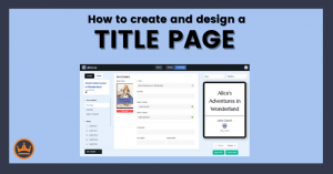 How to create a Title Page