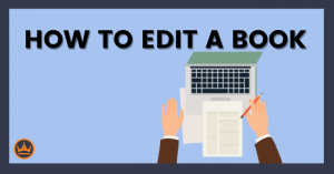 a banner image that says how to edit a book