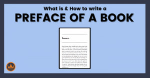 How to write the preface of a book