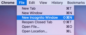 incognito