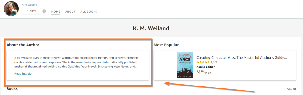 K M Weiland Author Bio