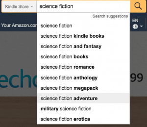 kindle store keyword search