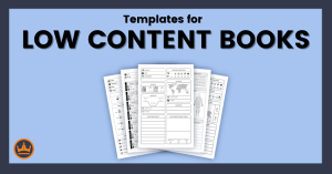 low content book templates featured image