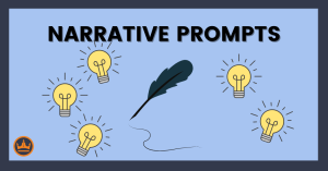 featured image that says narrative prompts