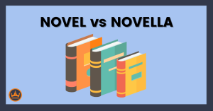 featured image that says novel vs novella