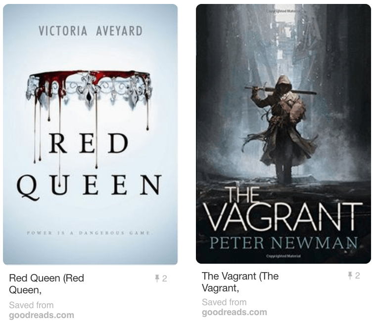 Pinterest book covers from K.M. Weiland