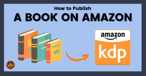 featured image that says how to publish a book on amazon