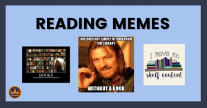 featured image that says reading memes with several examples