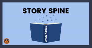 featured image that says story spine