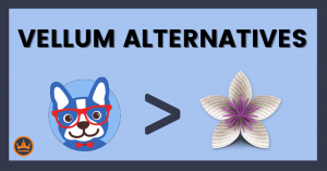 featured image that says vellum alternatives